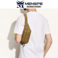 MENSPE Sports Waist Bag Fashion Men Bag Men Chest Bag Shoulder Bag Sports Bag Waterproof Oxford Running Bum Bag Portable Gym Bag for Running Cycling Hiking Walking. 