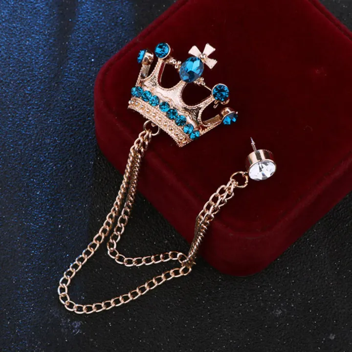 Crystal%20Light%20Blue%20Stone%20Crown%20Chain%20Crown%20Brooch%20For%20Men%20&%20Women%20Fashion%20Accessories%20-%20Image%202