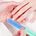 1 Packs 7 Way Nail File and Buffer Block Nail Buffering Files 7 Steps Washable Emery Boards Professional Manicure Tools. 