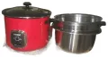 Vision Rice Cooker 2.8L 1000W REL-Prime (Double Pot) Red. 