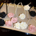 pearl flower geometric necklace french sweet temperament clavicle chain retro niche versatile design jewelry wholesale. 