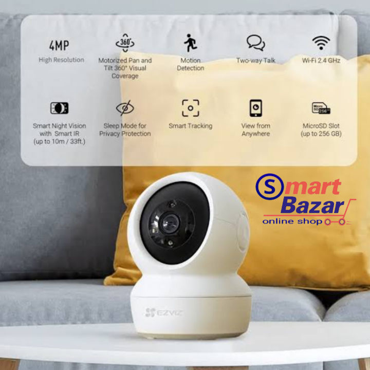 EZVIZ%20Indoor%20Hi%20Security%202K%201y%20warranty%20Smart%20color%20night%2033fit,360%20Degree,two%20way%20privacy%20protection,Motion%20Detection,Human%20shape%20&%20Loud%20Noise%20Detection,Sleep%20&%20Patrol%20mode%20Up%20to%20512Gb%20Type-C%203mega%20pixel%202K%20WIFI%20Smart%20Camera%20-%20Image%208
