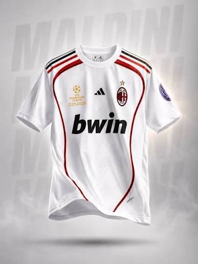 AC Milan Retro Vintage 2006-2007 Away Kit Jersey