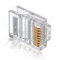 RJ45 Connector CAT5 Gold Shielded Modular Plug Network Connector 1pcs.