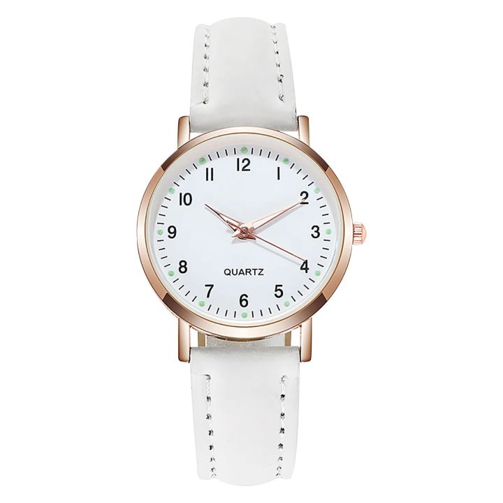 Ladies Diamond-Studded Luminous Retro Female Watch Belt Quartz Watch Zegarek Damski Watch For Women Free Shiping RelóGio @30
