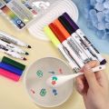 8/12 Colors Whiteboard Marker Pens Erasable Colorful Water Floating Doodle Marker Pen Office School Supplies. 