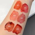 Transparent Water Glossy Lip Gloss Red Mirror Jelly Liquid Lipstick Moisturizing Long-lasting Lip Tint Korean Makeup Cosmetics.