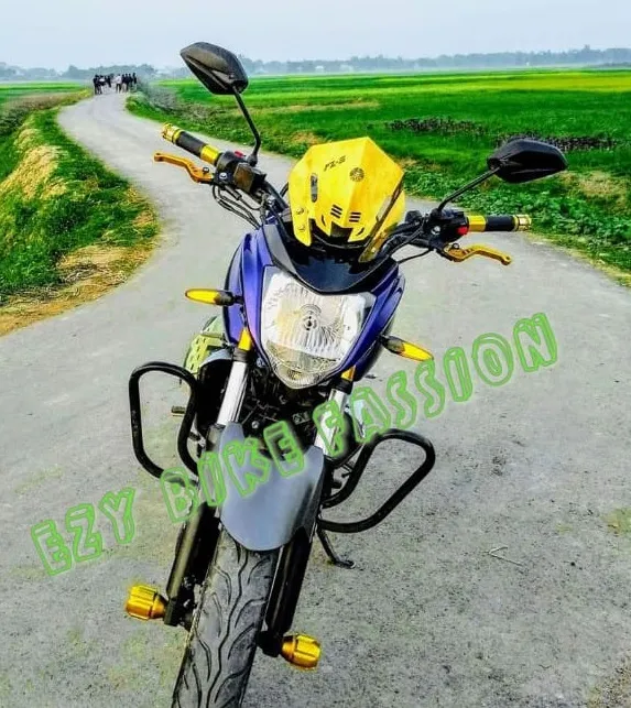 Motorcycle%20Yamaha%20FZ-S%20V2,V3%20metal%20windshield%20visor%20golden%20colour%20-%20Image%202