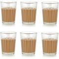 Indian Cutting Chai Tea Cup - Set Of 6 - Savor Authentic Indian Tea With This Charming Tea Cup Set-28. 