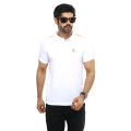 White Polo Mesh Premium Shirt for Men - Stay Cool and Stylish with this Classic White Polo - All Occasion.