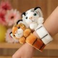 Hug Slap Bracelet Animals Assorted Stuffed Animal Plush Slap Bracelets Bulk Tiger Stuffed Plush Kids Toy for Birthday Party Gift. 