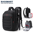 BAGSMART Expandable Camera Backpack for Photographers Waterproof Travel DSLR Camera Bag with 15.6 Laptop Compartment. 