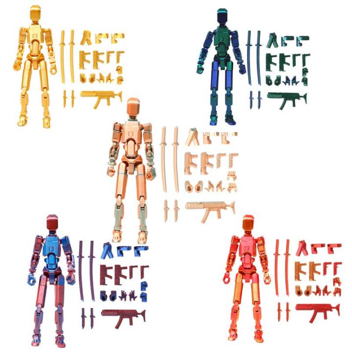 Robot Action Figure 3D Printed with Full Articulation for Stop Motion Animation 13 Action Figure Dummy
