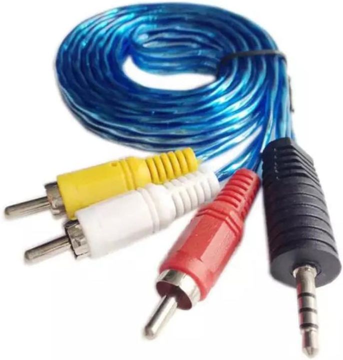 3.5mm%20Male%20to%203%20RCA%20Audio%20Video%20Male%20AV%20Cable%201%20meter%20-%20Image%203