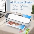 A3 ize Multifunctional Hot and Cold Lamination 2 Roller ystem Desktop Laminator Machine et. 
