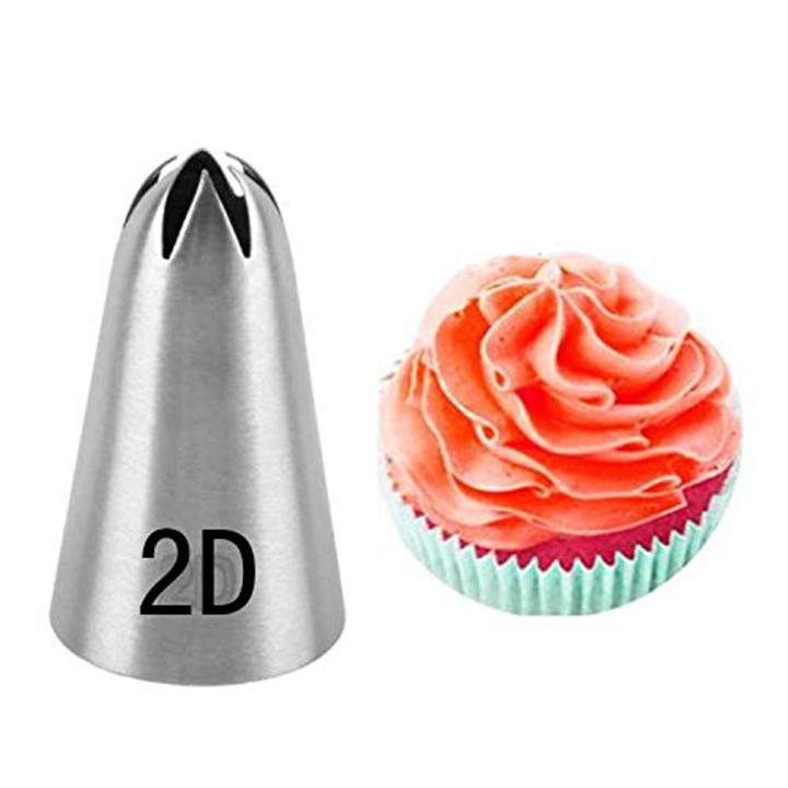 2D Nozzle for Cake Decoration big size single piece