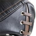 Fashion PU Leather Caps Windproof Man Beret Bandage Hat Spring Flat Cap Casquette Warm Side S Boina Masculina.