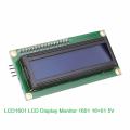 LCD1601 LCD Display Monitor 1601 16×01 5V Character Blue Backlight Screen LCD 1601 IIC I2C For Arduino LCD Display. 
