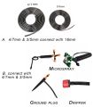 16mm Drip Irrigation LDPE Pipe Thickness 1.1mm for Agriculture Garden Watering Drip Irrigation System. 