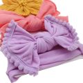 3Pcs/set Nylon Elastic Baby Headbands Soft Solid Color Kids Headwear Children Infant Girls Hair Bow Baby Hair Accessories. 