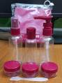 Plastic Pressing Spray Bottle Makeup Tools Kit Travel Cosmetics Bottle Set. 