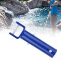 4x Pool Vacuum Head Handle with V Clips Replaces Swimming Pool Clip Handle Pool Vacuum Head Handle for Standard Telescopic Rods Jet Vacuum. 