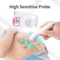 Fetal Doppler 2.5 MHz Probe Heart Beat Monitor Backlight LCD Pink Color Fetal Sound Heart Rate Detector LCD Display No Radiation. 