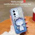 xprmy for ViVO S15 Pro 5G soft casing with cute bracket TPU silicone phone case.