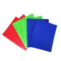 Flexible File Organizer Waterproof A4 File Folder with Pockets Prong Fasteners Tear-resistant Organizer for Documents Pp Plastic Material Ideal for A4 Size File Folder. 