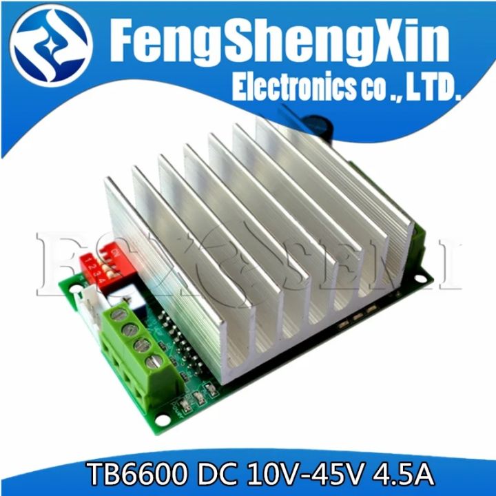 TB6600 CNC Single-Axis Stepper Motor Driver Controller Board 6N137 DC 10V-45V 4.5A High Speed Optical Coupler Automatic Current