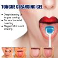 50g EELHOE Tongue Cleansing Gel Silicone Tongue Scraper Cleaning Care Keep Mint Breath Single Fresh Sorbose Brush 2022 To F4A6.