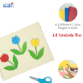 Art & Craft Book – (36/27 Sheets Total) – with 12 Color paper inside – DIY Activity Book for Kids – Drawing, Cutting, School Projects, Creative Fun. 