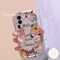 MissConnie 3D Wavy Curved Edge Cartoon Hello Kitty Kuromi Alien Cute Cinnamoroll Winnie Mickey Case For Vivo Y11 Y36 Y15s Y33s Y02 Y91 Y15 Y35 Y12i Y91C Y02T Y12s Y15A Y21A Y22s Y21 Y51 Y16 Y50 Y17 Y20 Y95 Y12 Y30 Y20s Y21s.