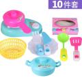 Children Plastic Simulation Kitchenware Foods Sets Pretend Play Cooking Utensils Toys Gifts.