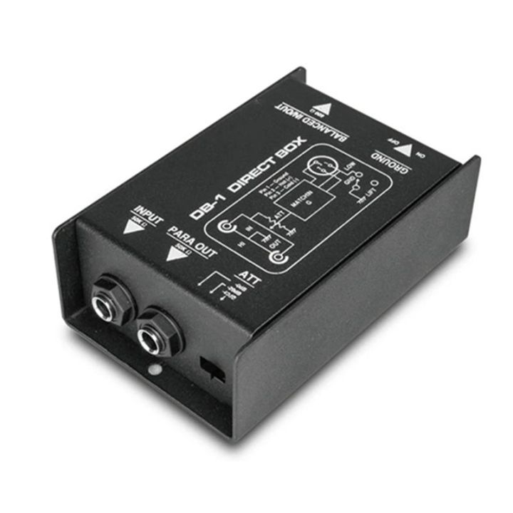 Portable Direct Injection Box Professional DIRECT BOX Single Channel Passive DI-Box Direct Injection ...