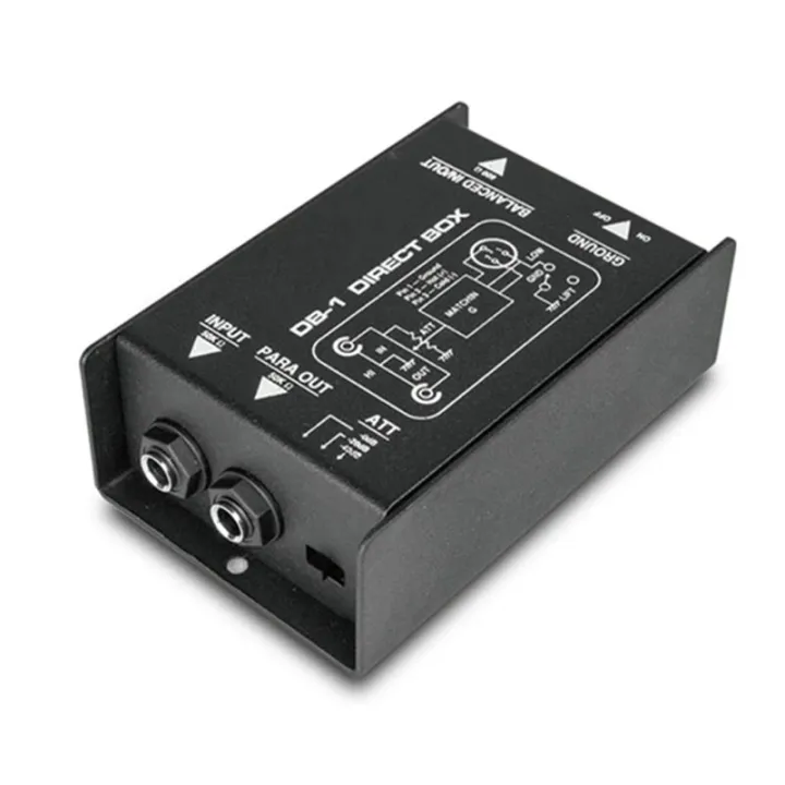 German Direct Injection Box Professional DIRECT BOX Single Channel Passive DI-Box Direct Injection ...