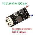 USB QC3.0 QC2.0 DC-DC Buck Converter Charging Step Down Module 6-32V 9V 12V 24V for Fast Charger Circuit Board 3V 5V 12V. 