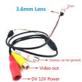 Super Small Mini Analog Camera 700TVL CMOS Color CCTV Lens Size 5x5mm for Aerial Aircraft. 