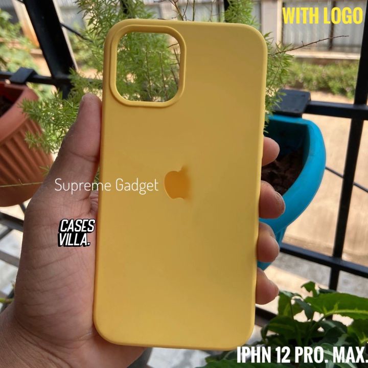 Iphne-12 pro max এর জন্য সেমি {6.7} অফিসিয়াল সিলিকন কেস