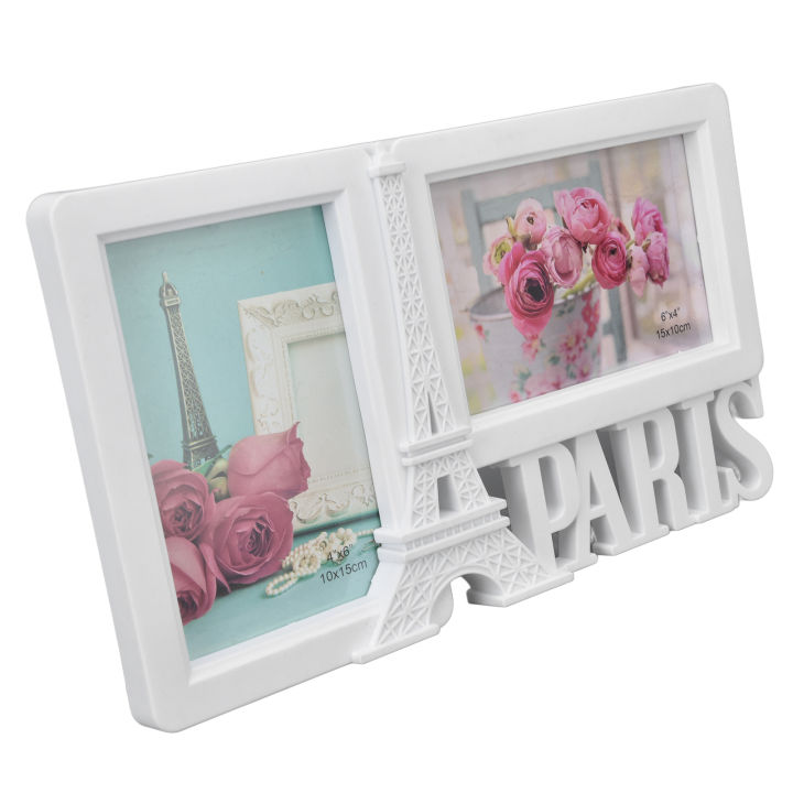 2PCS%20Rectangle%20Photo%20Frame%20Home%20Decorative%20Photo%20Frame%202%20Hole%20Wedding%20Picture%20US%20-%20Image%204