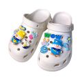 Douyin Xiaohongshu New Garden Shoes Crocs Shoes Buckle Blue and Yellow Penguin with Dolphin Set Crocs Shoes DIY Accessories.