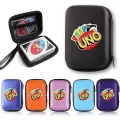 UNO Travel Zipper Case Carry Board Game Cards Storage Package For Kids Fan Entertainment Card Holder Mini Bag.