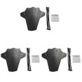 6Pcs Mountain Bike Fender, Front and Rear MTB Mud Guard, Adjustable Fenders Fits 26 Inch, 27.5 Inch, 29 Inch Size Bike.