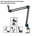 HIVE Multi-Functional Desk Setup Stand – Foldable Heavy Duty Microphone Arm Stand. 