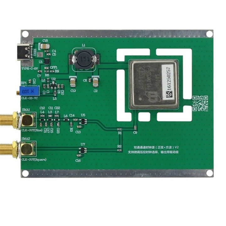 10MHz Output OCXO Board Frequency Standard and Type-C Cable Stable Constant Temperature Crystal Oscillator