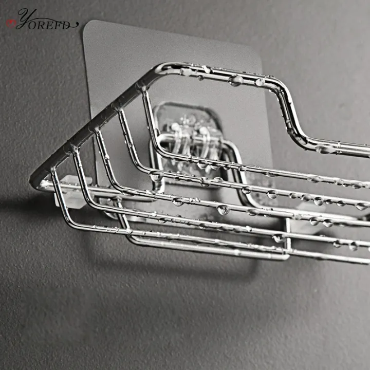 soap%20holder%20organizer%20lagayan%20ng%20sabon%20pang%20ligo%20soap%20organizer%20OYOREFD%20Strong%20Wall%20Mounted%20Stainless%20Steel%20Soap%20Holder%20Bathroom%20Double%20Layer%20Drain%20Soap%20Tray%20Shower%20Soap%20Dish%20Bathroom%20Products%20-%20Image%205