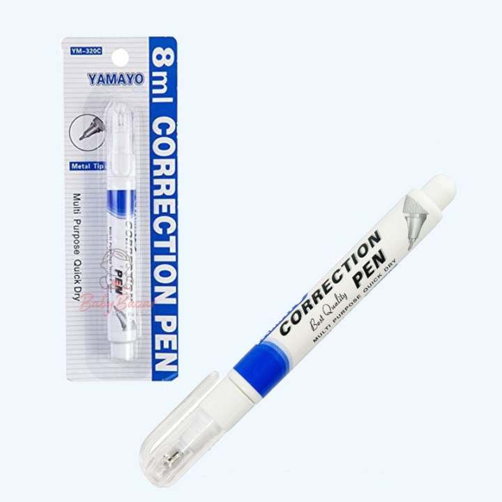 Correction Pen Fluid - 8ml - White Color | Daraz.com.bd