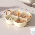 Snack Serving Tray 4 Grids Snack Serving Plate Dishes for Cakes.