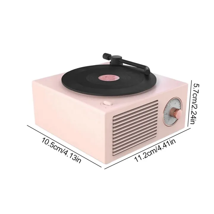 Vinyl%20Record%20Player%20Portable%20Bluetooth%20V5.0%20Speaker%20Wireless%20Mini%20Stereo%20Portable%20Multi-Function%20Turntable%20Speaker%20NEW%20-%20Image%207