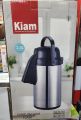 Kiam 3303 PUMP VACUUM FLASK 3 Liter Capacity  Stainless Steel high quality  FLASK - Can keep warm for 10-15 hours. 